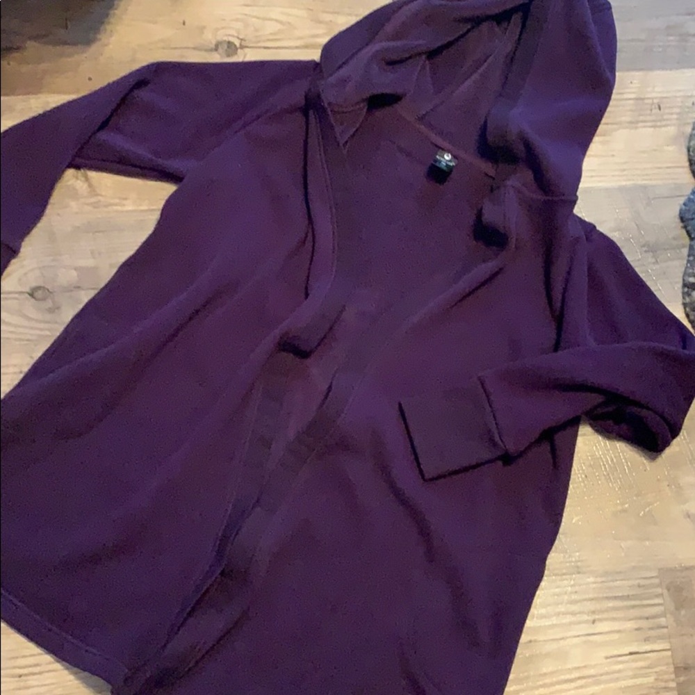 Active Life Hooded Open Cardigan/Jacket Sz S EUC